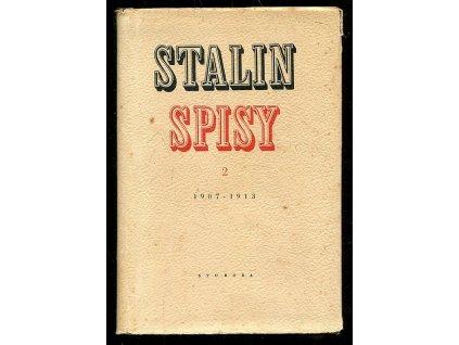Spisy 2 - 1907 - 1913, V. Josef Stalin, 1949