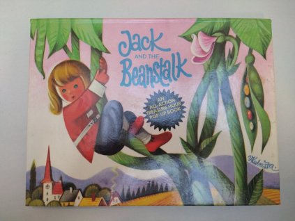 POP-UP leporelo Vojtěch Kubašta – Jack and the Beanstalk, Jakub a fazolové stromy, anglicky