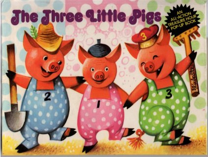 POP-UP leporelo Vojtěch Kubašta - The Three Little Pigs, Vojtěch Kubašta, 1971