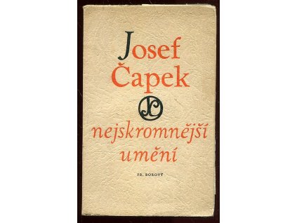 Nejskromnější umění, Josef Čapek, 1948