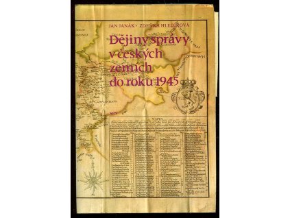 222840 dejiny spravy v ceskych zemich do roku 1945 celost vysokosk ucebnice pro stud filozof fakult