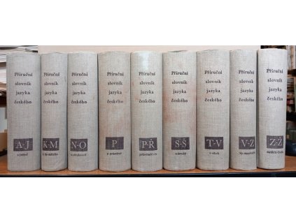 Příruční slovník jazyka českého 1–9, A–Ž, 1935