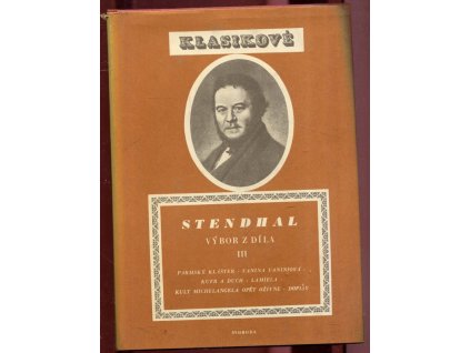Výbor z díla. III, Stendhal, 1951