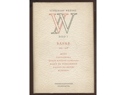 Básně : 1919-1926, Vítězslav Nezval, 1950