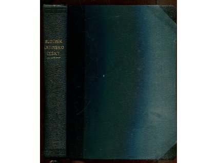 Slovník latinsko-český a česko-latinský : ku potřebě školské, Slovník česko-latinský, Jan Coufal, 1906