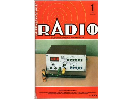 Amatérské radio řada A – ročník XXXVI (LXV), čísla 1–12 : Časopis pro elektroniku a amatérské vysílání, Jan Klabal, 1987