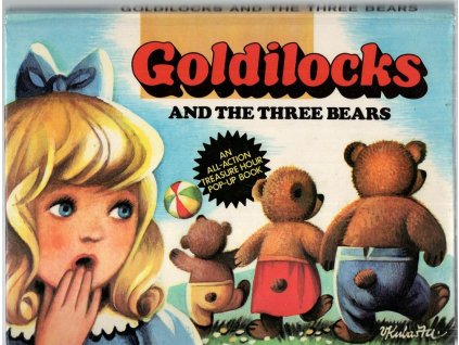 POP-UP leporelo Kubašta – Goldilocks and the three bears, 1978