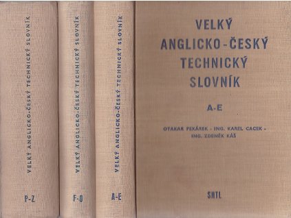 Velký anglicko-český technický slovník Svazky 1-3