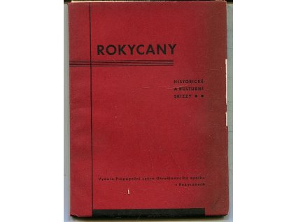 Rokycany - historické a kulturní skizzy