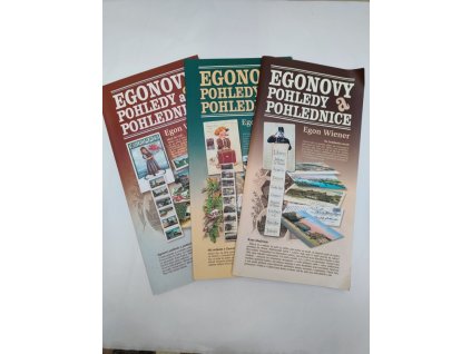 Egonovy pohledy a pohlednice 1–3 – podpis, Egon Wiener, 2010