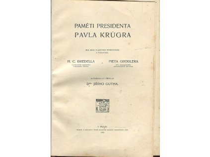 Paměti presidenta Pavla Krügra