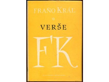 Verše, Fraňo Kráľ, 1954