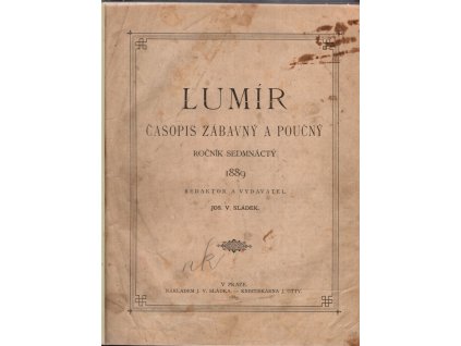 Lumír – ročník XVII : Časopis zábavný a poučný