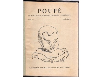 Poupě – ročník 1–3: příloha novin sokolské mládeže Vzkříšení, 1933