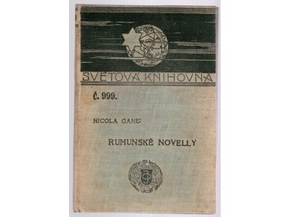 Rumunské novelly, Nicolae Gane, 1912