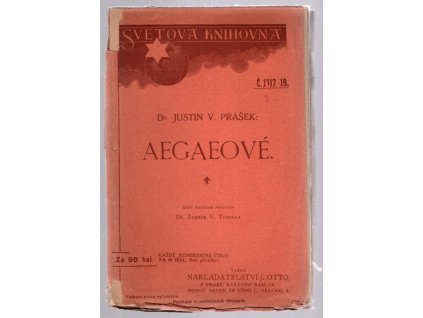 Aegaeové, Justin Václav Prášek, 1918