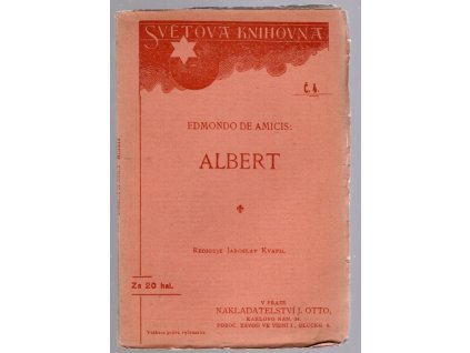 Albert, Edmondo De Amicis, 1897