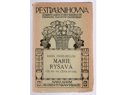 Marie Ryšavá: V české divadelní historii - životopisná studie, Karel Engelmüller, 1911