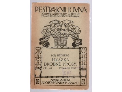 Ukázka drobné prósy, Tor Hedberg, 1910