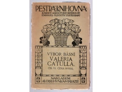 Výbor básní Valeria Catulla, Gaius Valerius Catullus, 1910