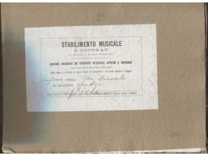 Sinfonia opera Fra Diavolo – ouverture – Viole