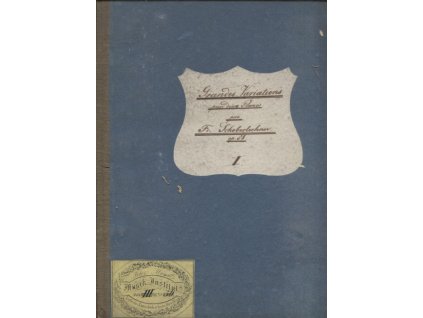 Grandes Variations pour deux pianofortes sur un theme favori de L´Opéra La Fiancée par Auber : 1-2, Francois Schoberlechner, 19