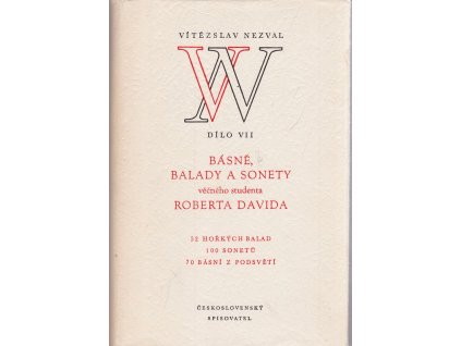 Básně, balady a sonety věčného studenta Roberta Davida, Vítězslav Nezval, 1957