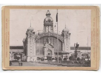 Zemská jubilejní výstava v Praze 1891 - průmyslový palác / Landes-Jubilaums-Ausstellung Prag 1891 - Der Industrie-Palast