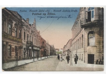 Pohľad na Žilinu - Pohlednice, 1920