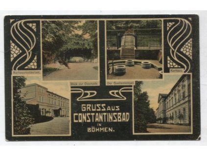 Konstantinovy Lázně / Constantinsbad in Bohmen - Pohlednice