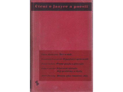 Čtení o jazyce a poesii - Svazek 1., 1942