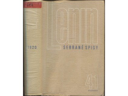 Lenin - Sebrané spisy sv. 41, Vladimir Il'jič Lenin, 1988