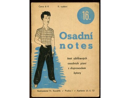 243564 osadni notes 16 vyber sesti oblibenych veselych i sentimentalnich osadnich pisni s doprovodem kytary sv 16