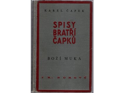 Boží muka – kniha novel, Karel Čapek, 1939