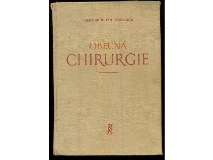 Obecná chirurgie, Jan Knobloch, 1958