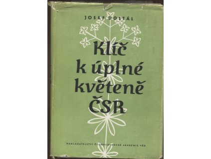 Klíč k úplné květeně ČSR