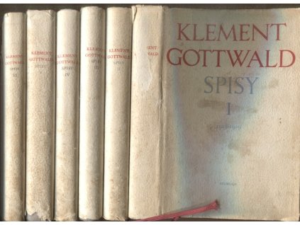 Spisy I-VI, Klement Gottwald, 1950