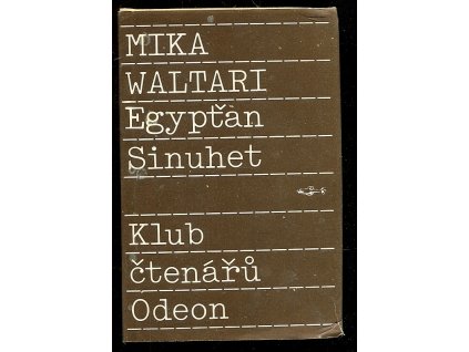 247812 egyptan sinuhet patnact knih ze zivota lekare