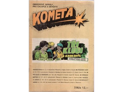 Kometa 7 – Obrazové seriály pro chlapce a děvčata, 1989