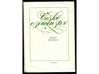 České osvícenství, Josef Haubelt, 1986