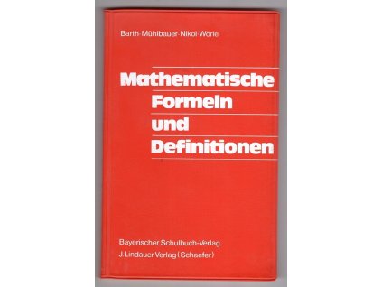 Mathematische Formeln und Definitionen, 1994