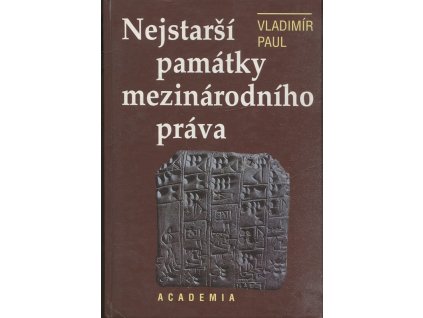 Nejstarší památky mezinárodního práva, Vladimír Paul, 1996