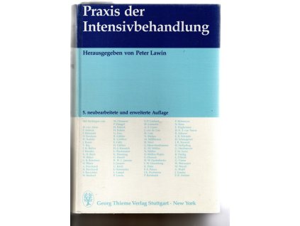 Praxis der Intensivbehandlung, Peter Lawin, 1989