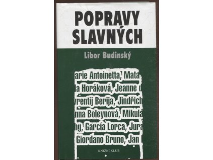 Popravy slavných, Libor Budinský, 2002