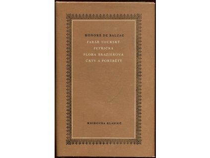 Farář tourský, Petřička, Flora Brazierová, Črty a portréty