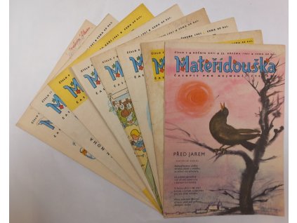 Mateřídouška – ročník XVII – NEKOMPLETNÍ : Časopis pro nejmenší čtenáře, 1961