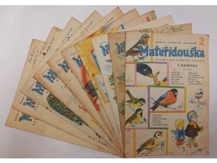 Mateřídouška – ročník XVI – NEKOMPLETNÍ : Časopis pro nejmenší čtenáře, 1960