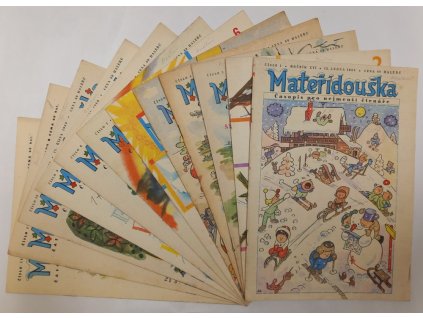 Mateřídouška – ročník XVI – KOMPLETNÍ : Časopis pro nejmenší čtenáře, 1960