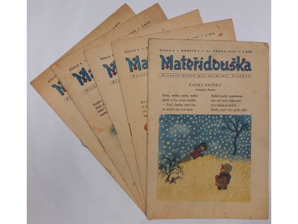 Mateřídouška – ročník I – NEKOMPLETNÍ : Časopis pro nejmenší čtenáře, 1946