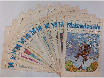 Mateřídouška – ročník XLV  – KOMPLETNÍ : Časopis pro nejmenší čtenáře, 1988